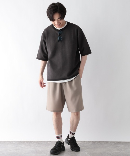 GLOBAL WORK(グローバルワーク)の「トクトク2SETカノコニット半袖T/684790(ニット/セーター・メンズ・ネイビー/グレー/チャコールグレー/ブラウン系その他6・X-LARGE/SMALL/LARGE/MEDIUM)」の5枚目の写真