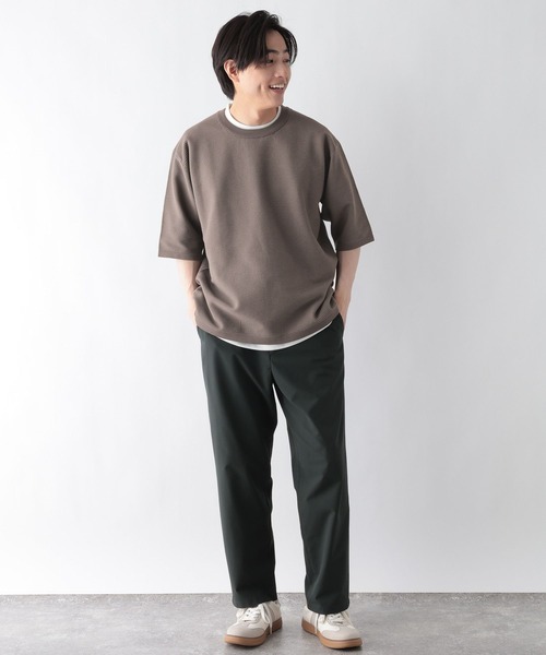 GLOBAL WORK(グローバルワーク)の「トクトク2SETカノコニット半袖T/684790(ニット/セーター・メンズ・ネイビー/グレー/チャコールグレー/ブラウン系その他6・X-LARGE/SMALL/LARGE/MEDIUM)」の18枚目の写真
