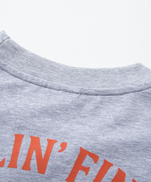 HOOK(フック)の「HOOK -original- FEELIN’ FINE サーフキャットバックプリント ロンT(Tシャツ/カットソー・メンズ・ベージュ/グレー・L/M/XL)」の12枚目の写真