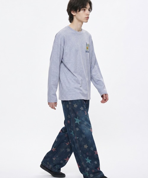 HOOK(フック)の「HOOK -original- FEELIN’ FINE サーフキャットバックプリント ロンT(Tシャツ/カットソー・メンズ・ベージュ/グレー・L/M/XL)」の20枚目の写真