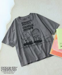 Johnbull | JOHNBULL/ジョンブル PEANUTS BUDDY フロント プリント 半袖 Tシャツ / JT261C02(Tシャツ/カットソー)