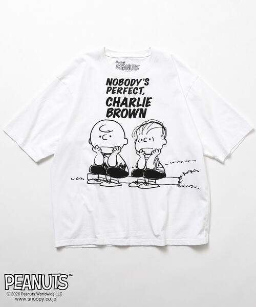 Johnbull（ジョンブル）の「JOHNBULL/ジョンブル PEANUTS BUDDY フロント プリント 半袖 Tシャツ / JT261C02（Tシャツ/カットソー・レディース・ホワイト/チャコールグレー・SMALL）」の13枚目の写真