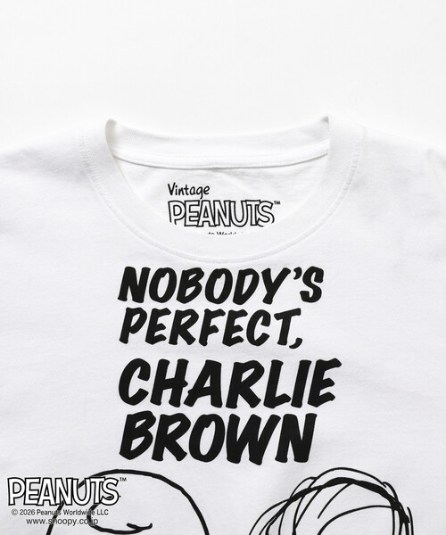 Johnbull（ジョンブル）の「JOHNBULL/ジョンブル PEANUTS BUDDY フロント プリント 半袖 Tシャツ / JT261C02（Tシャツ/カットソー・レディース・ホワイト/チャコールグレー・SMALL）」の14枚目の写真