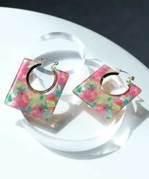 Cepica（セピカ）の「クリアフラワーフープピアス（ピアス（両耳用））」