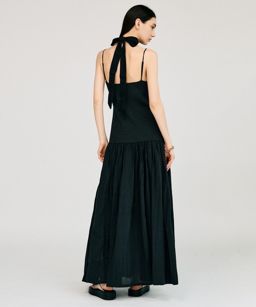 PRANK PROJECT(プランクプロジェクト)の「カップインニットワンピース / Cup-in-knit dress(ワンピース・レディース・グレー/ブラック・36/38)」の3枚目の写真