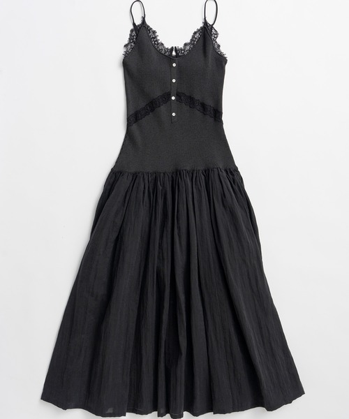 PRANK PROJECT(プランクプロジェクト)の「カップインニットワンピース / Cup-in-knit dress(ワンピース・レディース・グレー/ブラック・36/38)」の16枚目の写真
