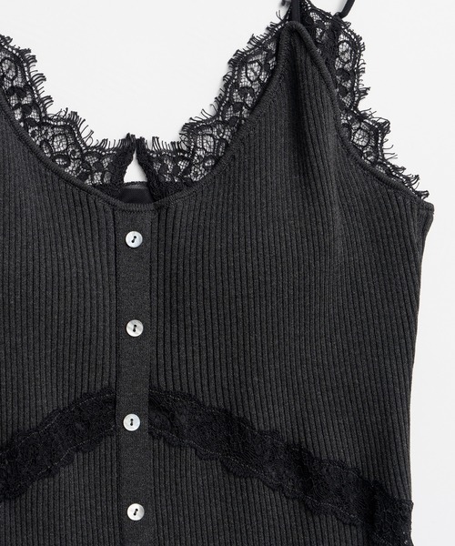 PRANK PROJECT(プランクプロジェクト)の「カップインニットワンピース / Cup-in-knit dress(ワンピース・レディース・グレー/ブラック・36/38)」の13枚目の写真