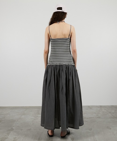 PRANK PROJECT(プランクプロジェクト)の「カップインニットワンピース / Cup-in-knit dress(ワンピース・レディース・グレー/ブラック・36/38)」の7枚目の写真