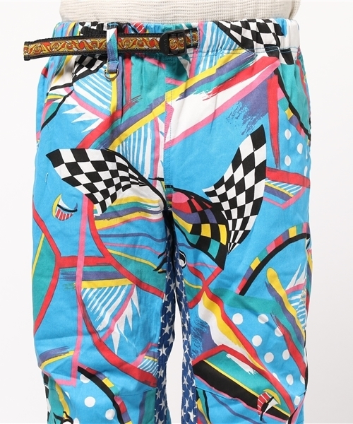 ALDIES（アールディーズ）の「Be Nice Cropped PT 総柄クロップドパンツ（その他パンツ・メンズ・ブルー/オレンジ・S/M/L/XL）」の7枚目の写真