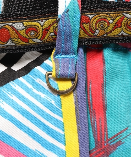 ALDIES（アールディーズ）の「Be Nice Cropped PT 総柄クロップドパンツ（その他パンツ・メンズ・ブルー/オレンジ・S/M/L/XL）」の11枚目の写真