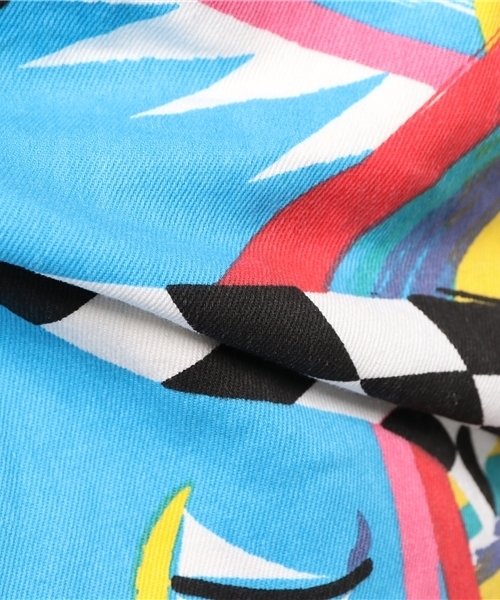 ALDIES（アールディーズ）の「Be Nice Cropped PT 総柄クロップドパンツ（その他パンツ・メンズ・ブルー/オレンジ・S/M/L/XL）」の4枚目の写真