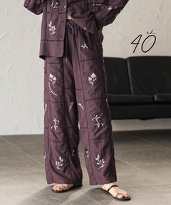 Embroidery Patchwork Trousers（その他パンツ）｜TODAYFUL（トゥデイ