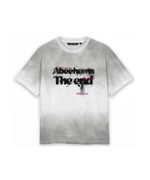 ペインテッドスモークウォッシング半袖Tシャツ ABH365-101 グレー