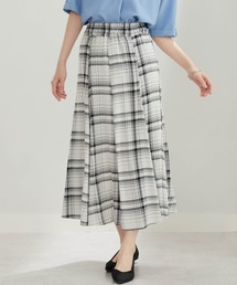 レーヨン素材プリントフレアースカート