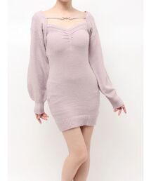 ボレロ&キャミニットワンピースセット