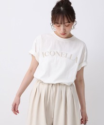 【NOAHL】フロッキーロゴ汗染み防止Tシャツ
