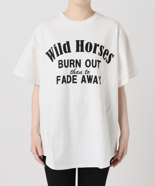 JOURNAL STANDARD(ジャーナルスタンダード)の「《追加3》ラウンドヘムピグメントT(Tシャツ/カットソー・レディース・サックスブルー/チョコ/ホワイト系その他/ベージュ・FREE)」の20枚目の写真