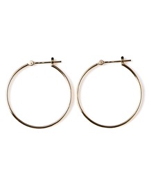［BASIC］K10YG ラージ フープピアス｜Large Hoop Pierced earrings