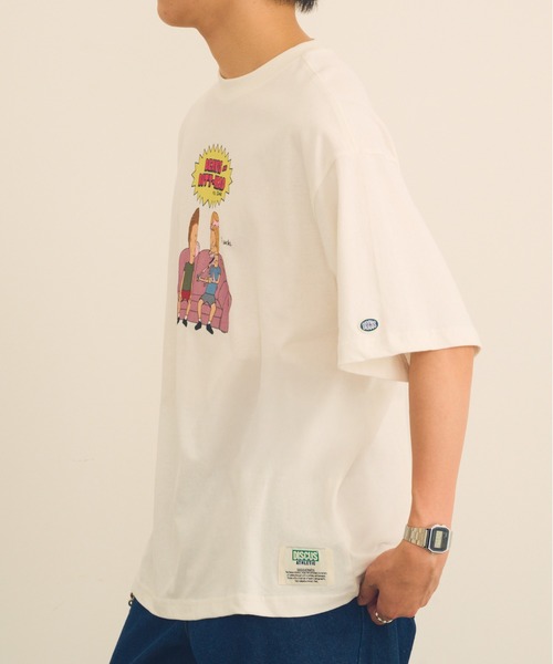 DISCUS(ディスカス)の「【DISCUS】DISCUS ATHLETIC×BEAVIS AND BUTT-HEAD Tシャツ 6287-9682 MNY / ビーバス・アンド・バットヘッド(Tシャツ/カットソー・メンズ・ブラック系1/ホワイト/ブラック/ホワイト系1・M/L)」の15枚目の写真