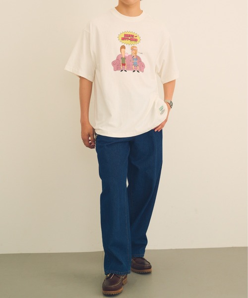 DISCUS(ディスカス)の「【DISCUS】DISCUS ATHLETIC×BEAVIS AND BUTT-HEAD Tシャツ 6287-9682 MNY / ビーバス・アンド・バットヘッド(Tシャツ/カットソー・メンズ・ブラック系1/ホワイト/ブラック/ホワイト系1・M/L)」の18枚目の写真