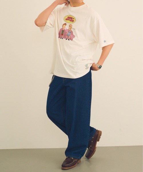 DISCUS(ディスカス)の「【DISCUS】DISCUS ATHLETIC×BEAVIS AND BUTT-HEAD Tシャツ 6287-9682 MNY / ビーバス・アンド・バットヘッド(Tシャツ/カットソー・メンズ・ブラック系1/ホワイト/ブラック/ホワイト系1・M/L)」の17枚目の写真
