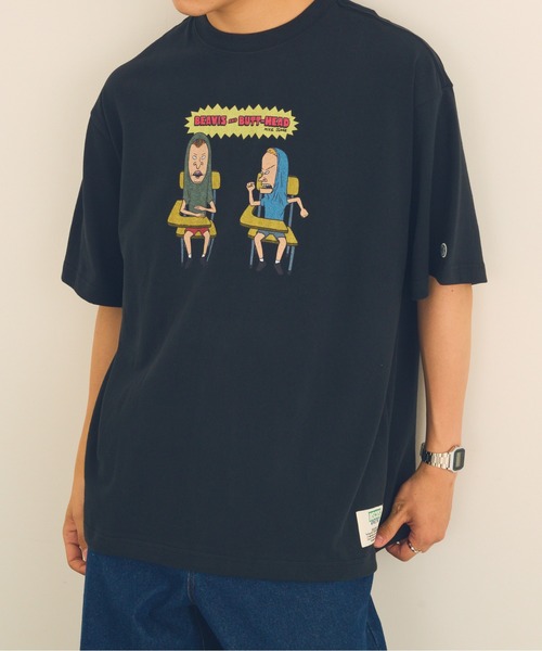 DISCUS(ディスカス)の「【DISCUS】DISCUS ATHLETIC×BEAVIS AND BUTT-HEAD Tシャツ 6287-9682 MNY / ビーバス・アンド・バットヘッド(Tシャツ/カットソー・メンズ・ブラック系1/ホワイト/ブラック/ホワイト系1・M/L)」の20枚目の写真
