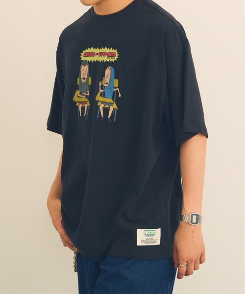 DISCUS(ディスカス)の「【DISCUS】DISCUS ATHLETIC×BEAVIS AND BUTT-HEAD Tシャツ 6287-9682 MNY / ビーバス・アンド・バットヘッド(Tシャツ/カットソー・メンズ・ブラック系1/ホワイト/ブラック/ホワイト系1・M/L)」の21枚目の写真