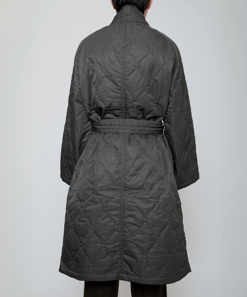 RAINMAKER(レインメーカー)の「【RAINMAKER】ORIENTAL WRAP COAT(ダウンジャケット/コート・メンズ・ダークグレー・FREE)」の2枚目の写真
