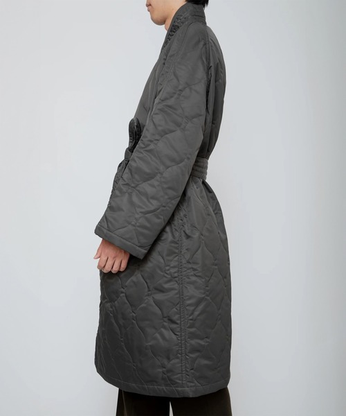 RAINMAKER(レインメーカー)の「【RAINMAKER】ORIENTAL WRAP COAT(ダウンジャケット/コート・メンズ・ダークグレー・FREE)」の3枚目の写真