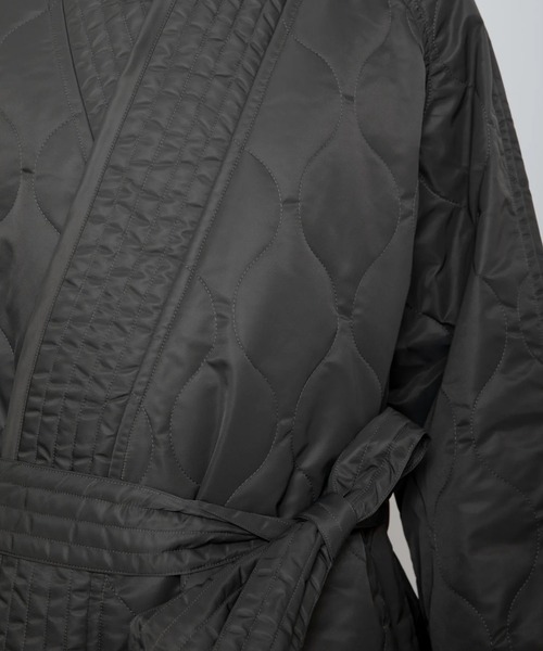 RAINMAKER(レインメーカー)の「【RAINMAKER】ORIENTAL WRAP COAT(ダウンジャケット/コート・メンズ・ダークグレー・FREE)」の5枚目の写真