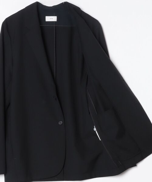 ATON（エイトン）の「【ATON/エイトン】WOOL TORPICAL TAILORED JACKET（テーラードジャケット・メンズ・ブラック/グレー・4/6）」の3枚目の写真