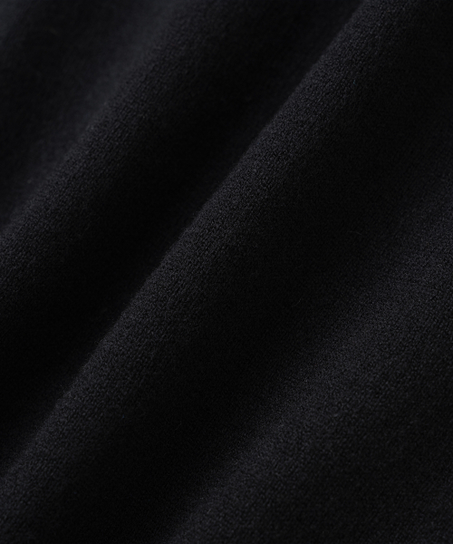 KNITTED(ニッティド)の「(W) ベーシックエッセンシャルウォッシャブルラウンド半袖ニット ブラック(ニット/セーター・レディース・その他・FREE)」の7枚目の写真