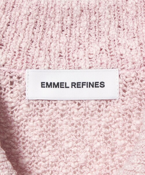 EMMEL REFINES(エメルリファインズ)の「<EMMEL REFINES>EM HW ブークレヤーン エリ カーディガン(カーディガン/ボレロ・レディース・ピンク/ベージュ/オフホワイト・FREE)」の15枚目の写真