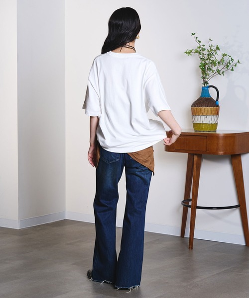 ROSE BUD(ローズバッド)の「TOY STORY / WOODY / PHOTO S/S TEE(Tシャツ/カットソー・レディース・チャコール/ホワイト・ONE SIZE)」の7枚目の写真