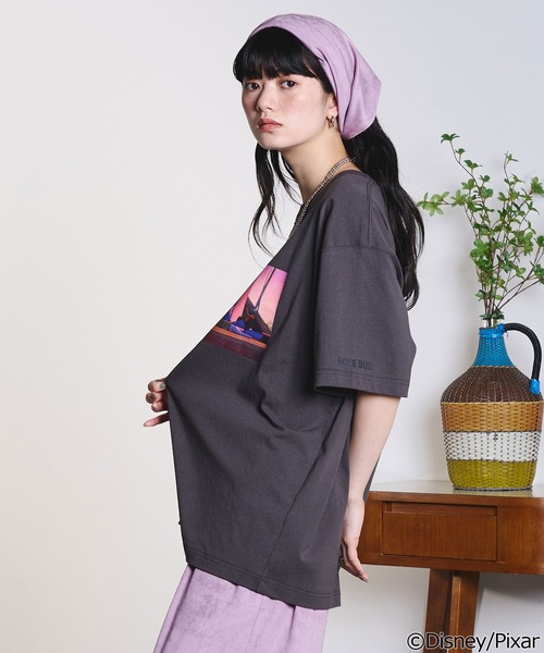 ROSE BUD(ローズバッド)の「TOY STORY / WOODY / PHOTO S/S TEE(Tシャツ/カットソー・レディース・チャコール/ホワイト・ONE SIZE)」の9枚目の写真