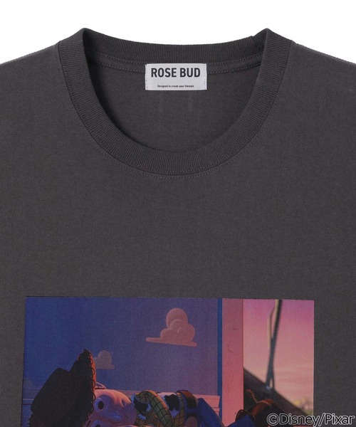 ROSE BUD(ローズバッド)の「TOY STORY / WOODY / PHOTO S/S TEE(Tシャツ/カットソー・レディース・チャコール/ホワイト・ONE SIZE)」の16枚目の写真