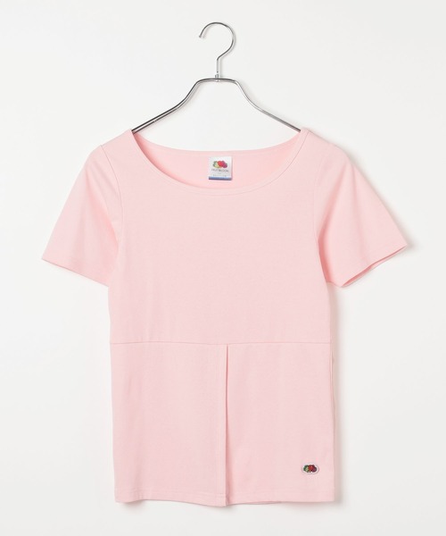 FRUIT OF THE LOOM(フルーツオブザルーム)の「【FRUIT OF THE LOOM / BAYFLOW】2PレイヤードT(WOMEN)(Tシャツ/カットソー・レディース・ブルー/ピンク/レッド・FREE)」の16枚目の写真
