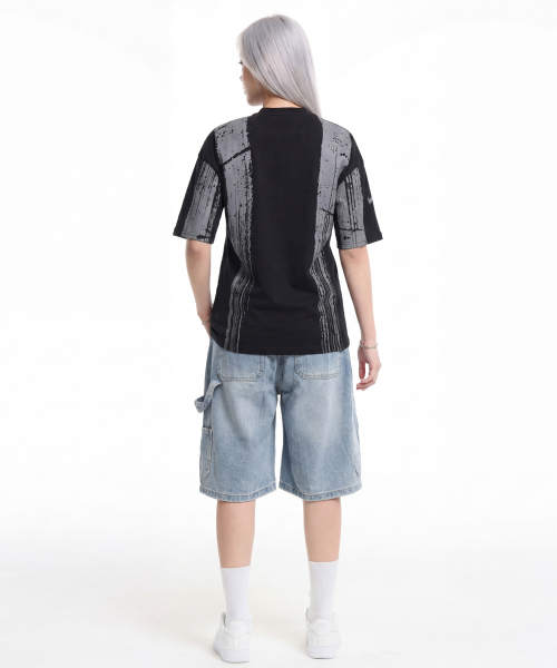 CREAM SODA LAB(クリームソーダラボ)の「ペインテッドCムーブメント半袖Tシャツブラック(Tシャツ/カットソー・メンズ・その他・LARGE/XX-LARGE/X-LARGE)」の4枚目の写真