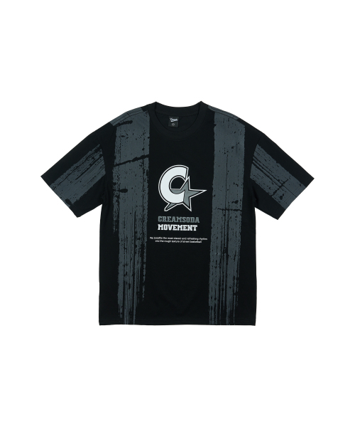 CREAM SODA LAB(クリームソーダラボ)の「ペインテッドCムーブメント半袖Tシャツブラック(Tシャツ/カットソー・メンズ・その他・LARGE/XX-LARGE/X-LARGE)」の6枚目の写真