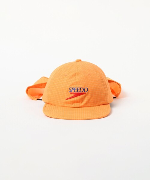 Speedo(スピード)の「【別注】Speedo / Logo Cap 26SS(ハット・メンズ・オレンジ/ブラック・ONE SIZE)」の3枚目の写真