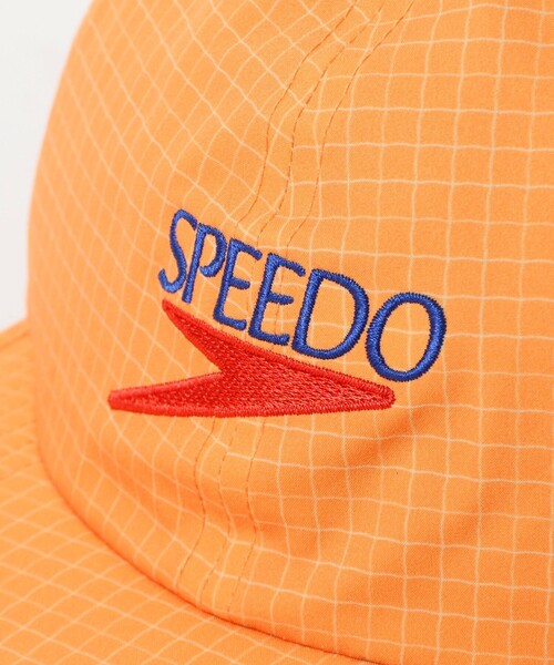 Speedo(スピード)の「【別注】Speedo / Logo Cap 26SS(ハット・メンズ・オレンジ/ブラック・ONE SIZE)」の5枚目の写真