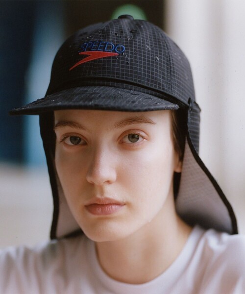 Speedo(スピード)の「【別注】Speedo / Logo Cap 26SS(ハット・メンズ・オレンジ/ブラック・ONE SIZE)」の7枚目の写真