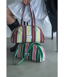 STRIPE BOSTON BAG