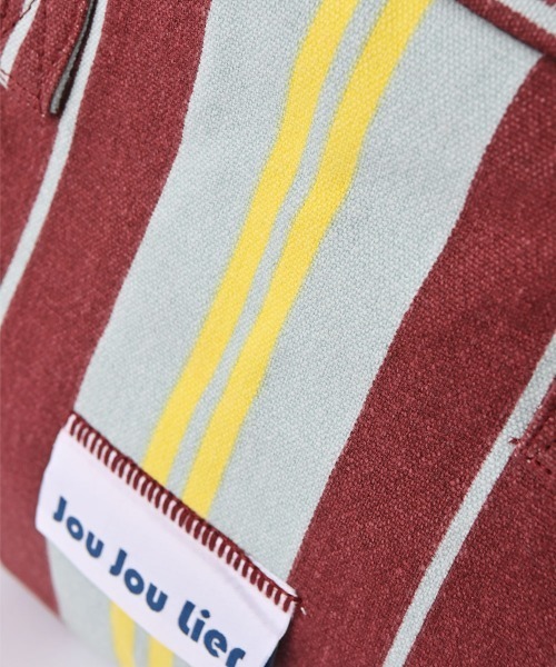 marjour(マージュール)の「STRIPE BOSTON BAG(ボストンバッグ・レディース・グリーン/レッド・FREE)」の18枚目の写真
