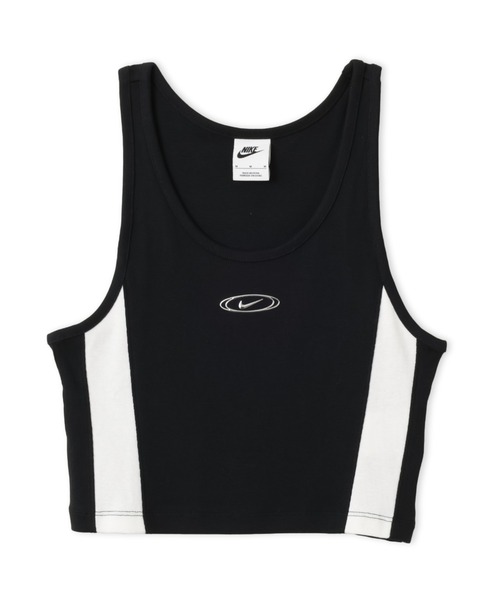NIKE（ナイキ）の「NIKE AS W NK STREET GX CROP TANK / ナイキ ウィメンズ ストリート GX クロップ タンク 【SP】（タンクトップ・レディース・グリーン/ブラック・S/M/L）」の9枚目の写真