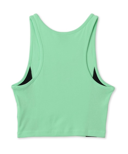 NIKE（ナイキ）の「NIKE AS W NK STREET GX CROP TANK / ナイキ ウィメンズ ストリート GX クロップ タンク 【SP】（タンクトップ・レディース・グリーン/ブラック・S/M/L）」の6枚目の写真