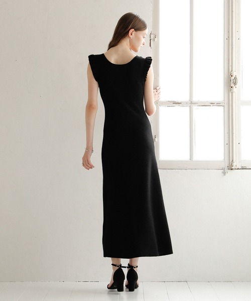 MIELI INVARIANT（ミエリインヴァリアント）の「Shell Frill Marin Dress（ワンピース・レディース・ブラック/レッド/グリーン/ブラックミックス・FREE）」の18枚目の写真