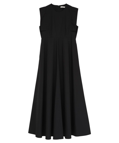CLANE(クラネ)の「SQUARE SLEEVE ONEPIECE 10112-5133(ワンピース・レディース・ブラック/オフホワイト・1)」の1枚目の写真