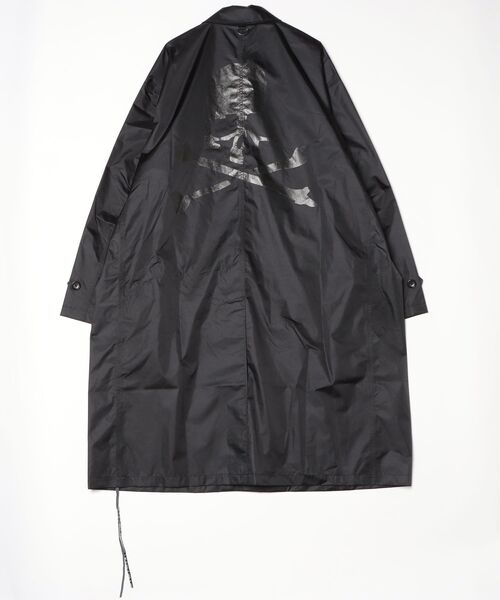 mastermind JAPAN（マスターマインド）の「FADED SKULL TRENCH COAT（その他アウター・メンズ・ブラック・XL）」の2枚目の写真