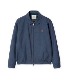 Denim Like Banding Blouson (BLUE)